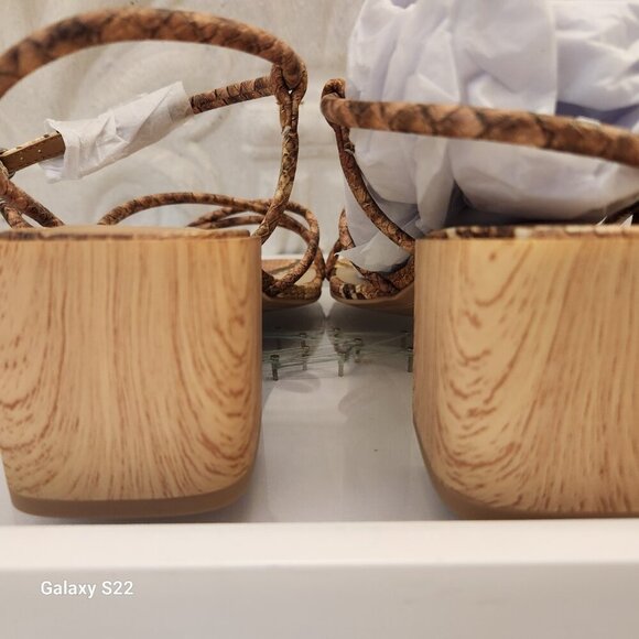 Dolce Vita Zayla Snakeskin Block Heels. NWT. Size 9 - Picture 5 of 8